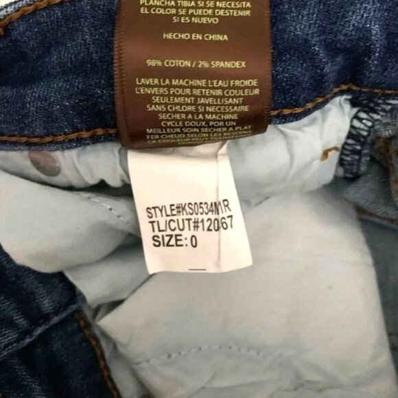 Kut From The Kloth Kelly Short Denim Cutoff Distressed Jean Shorts Size 0 - Picture 2 of 9